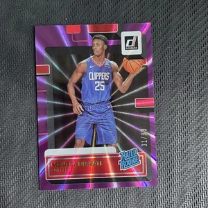 2023 Donruss Rated Rookie Purple Laser Parallel Numbered /99 Moussa Diabate RC - Picture 1 of 2