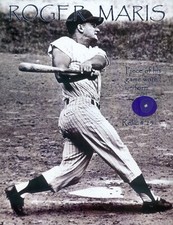 TODD MUELLER 8X10 Relic Cards #25 Roger Maris GAME WORN JERSEY Card