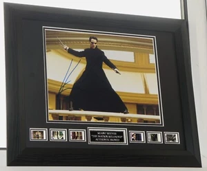 KEANU REEVES SIGNED MATRIX RELOADED GUARANTEED AUTHENTIC UNIQUE ITEM - Picture 1 of 2