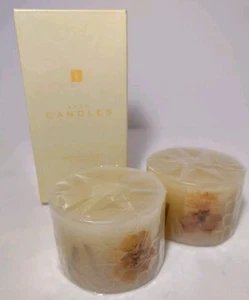 NUEVAS velas a dúo botánicas Avon NOS 2000 3" X 2" de alto - Imagen 1 de 3