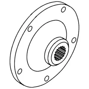 PTO Drive Hub Fits 1750 1755 1850 Gas 1855 1950T 1955 164103A - Picture 1 of 5