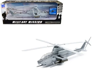 New Ray Bell AH-1Z Cobra Helicopter Gray "US Air Force" 1/55 Diecast 26123 - Picture 1 of 1