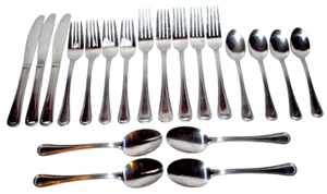 Oneida Tress Stainless Steel Flatware 20 Piece Set - Picture 1 of 3