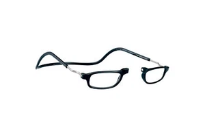 Clic Occhiali da lettura Click Nero calamita Uomo Donna presbiti flessibili - Foto 1 di 4