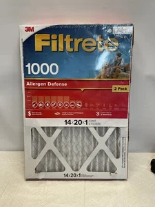 Filtros de aire 3M Filtrete 14x20x1 paquete de 2 - Imagen 1 de 5