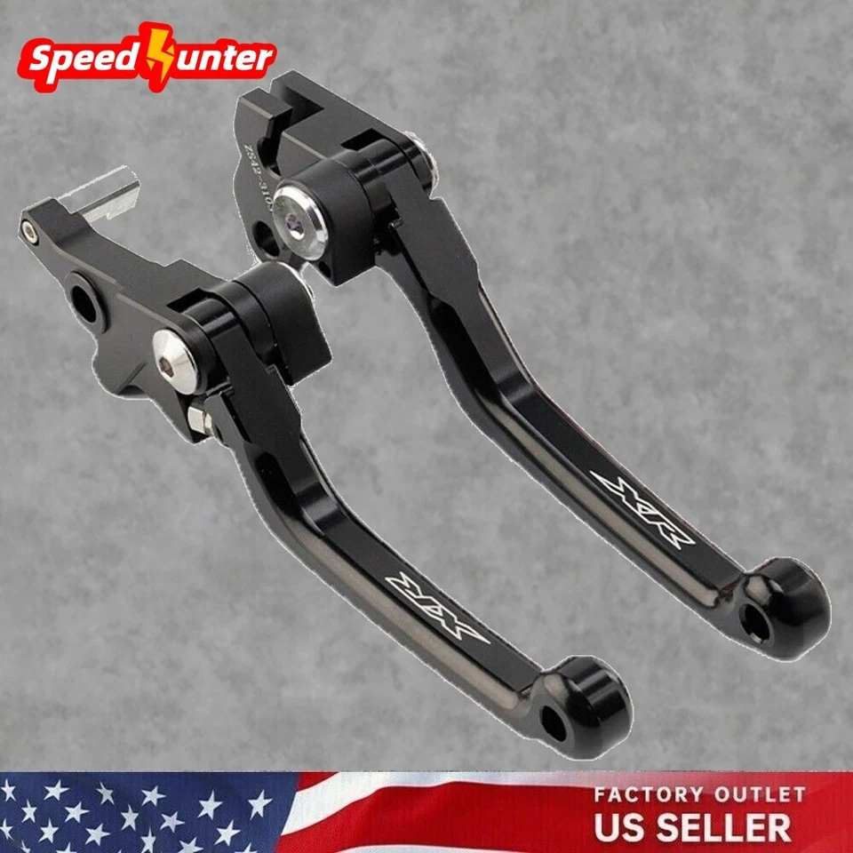 CNC Pivot Brake Clutch Levers For HONDA XR650L XR 650L XR 650 L 1993-2024 Black - Image 1 of 4