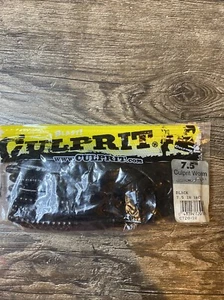 New Culprit Worms Black 7.5” 18ct Fishing Bass Made USA Lure Rubber - Picture 1 of 8