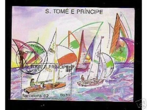 0421+ S.TOME E PRINCIPLE OLYMPISCHE SPIELE BARCELONA 92 - Bild 1 von 1