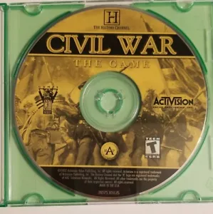 History Channel Civil War The Game (PC, 2002) Windows XP, ME, 98 Ersatz - Bild 1 von 3