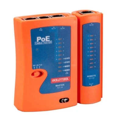 Probador de cables de red telefónica LAN y herramienta combinada PoE Finder RJ45 RJ11 RJ12 Foto 1 de 3