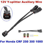 Y Splitter Power Outlet Wire Plug For Honda CRF 1000 1100 Africa Twin 250 300L