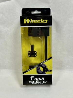 Wheeler 1110075 Scope Mounting Kit 1" High Fits Savage 10 Short Action 20MOA - Image 1 of 3