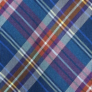 £59 CHARLES TYRWHITT MENS MULTI COLOUR MADRAS CHECK STYLE 100% SILK TIE Y5 - Picture 1 of 8