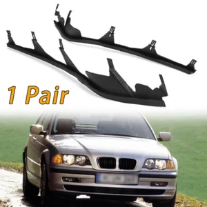 2X For BMW E46 1998 1999-2001 Upper Headlight Cover Strips Sealing - Picture 1 of 7