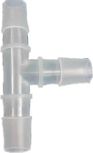 100Pcs Tee Barbed Fittings 1/16'' 3/8'' 1/4'' 5/16'' 3/4'' Three Way Connectors - Picture 1 of 49