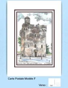 CP F 13134 CARTE POSTALE DESSIN 2 filets marron 13 PORT SAINT LOUIS DU RHONE