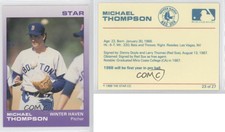 1988 Star Winter Haven Red Sox Michael Thompson #23