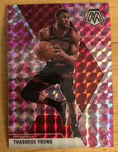 2019-20 Panini Mosaic Pink Prizm Thaddeus Young Basketball Card #137 Bulls NM - Picture 1 of 2