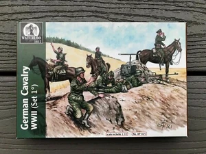 WATERLOO 1815 1/72 WW II GERMAN CAVALRY INFANTRY SET 1 18 PIECES KIT AP 025 - Picture 1 of 4