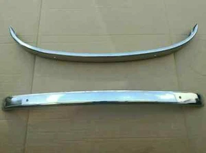 Paraurti anteriore e posteriore INOX ACCIAIO INOSSIDABILE Fiat 500 FLR NUOVI - Imagen 1 de 2