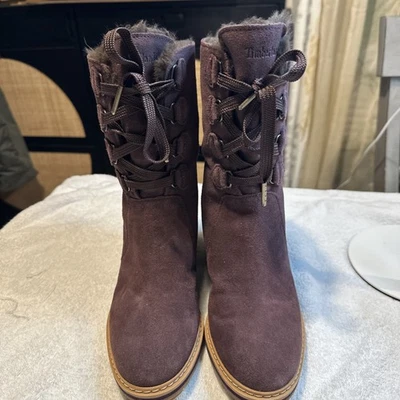 Timberland Сиена высоты водонепроницаемый женщин коренастый ботинки размер 6,5 - Изображение 1 из 4