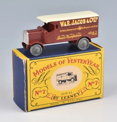 Matchbox Models Of Yesteryear Y7-1 1918 Leyland furgoneta de 4 toneladas 1957-60 *Nuevo en caja* Foto 1 de 3