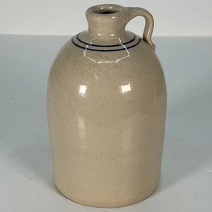 Marshall Keramik 9 Zoll Whisky Krug von Tommy Humphries - hellbraun mit blauen Streifen - Bild 1 von 22