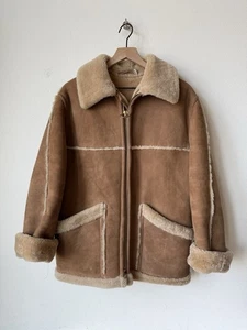 Chaqueta Abrigo Sawyer of Napa California Primavera Cordero Piel de Oveja 44 Marlboro Rancher - Imagen 1 de 5