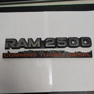 Dodge Ram 2500 Cummins Turbo Diesel - Emblems Badge - OEM Genuine Multiple Years - Bild 1 von 3