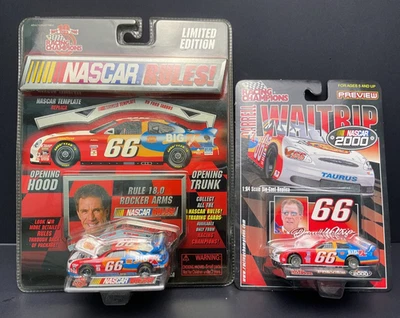 Lot of 2 Racing Champions 1:64 NASCAR #66 Darrell Waltrip Die Cast A10 - Image 1 of 4