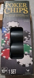 Cardinal Set of 100 Dual Toned Professional Poker Chips With Dealer Chip - Picture 1 of 2