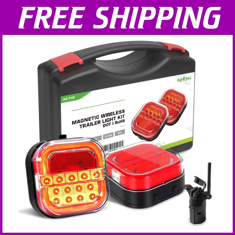 Portable Wireless Tow Lights, 2 Mounting Options - Image 1 of 4