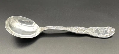 Tiffany Sterling Silver Chrysanthemum Pattern Gumbo Soup Spoon 7 7/8” - Image 1 of 4