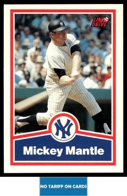 1991 Line Drive Mickey Mantle Mickey Mantle New York Yankees #12 - Image 1 of 2