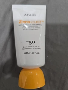 [ANUA] Protector solar acabado hidratante Zero Cast - 50 ml sin caja - Imagen 1 de 3