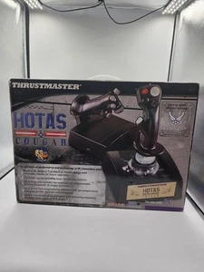 Thrustmaster HOTAS Cougar Heavy Steel Joystick Throttle W/box USB PC - Picture 1 of 5