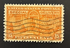 US Stamp, Scott’s #E16 1931 Special Delivery 15c Used - Picture 1 of 2