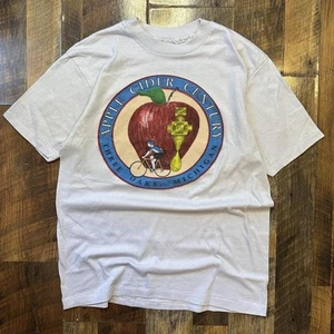 Rare Vintage 1988 ACC Bike Three Oaks Michigan Apple Cider Bike Race Tshirt - Picture 1 of 5