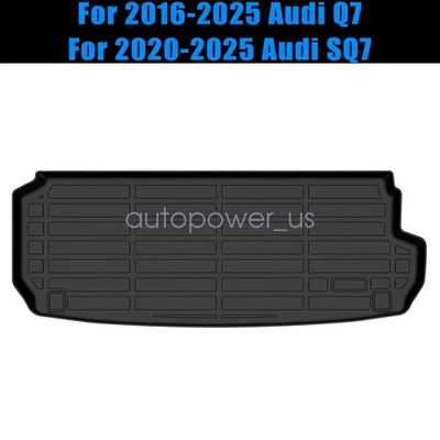 TPE All-Weather Trunk Cargo Liner Floor Mat For 2016-2025 Audi Q7 2020-2025 SQ7 - Image 1 of 4