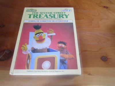 H/C BOOK THE SESAME STREET TREASURY VOLUME 7 JIM HENSON 1983 *** GREAT *** - Image 1 of 3
