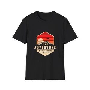 Adventure Unisex Softstyle T-Shirt, Casual Wear, Outdoor Tee, Travel Gift, [...] - Picture 1 of 19