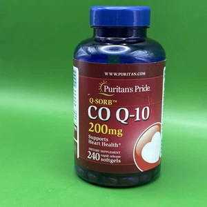 Puritan'S Pride Coq10 200Mg Supporta la Salute del Cuore 240 Softgels a Rilascio Rapido - Foto 1 di 3