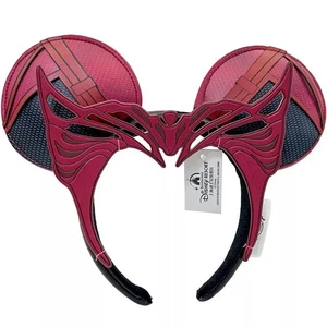 Disney Parks Marvel Scarlet Witch Minnie Ears Headband Ears Wanda Maximoff - Picture 1 of 5