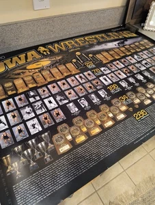 Póster oficial de lucha libre Iowa Hawkeyes 2010 24"x 36" 100 años  - Imagen 1 de 9