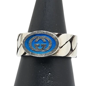 GUCCI Interlocking G Chain Ring #19 Herren 【Gebraucht】 - Bild 1 von 8