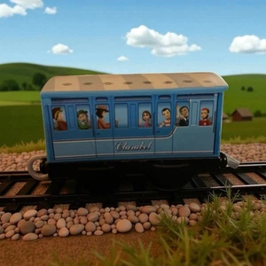 Blauer "Clarabel" Personenwagen - Thomas the Train & Friends 2013 - Mattel (THOM13) - Bild 1 von 2