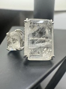 Bomb Party Mental Health Collection Ring Size 7 Color Changing Clear To Green! - Picture 1 of 10