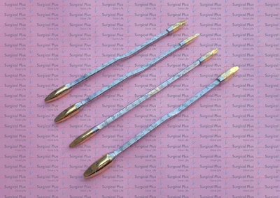 Conjunto de 4 Dilatadores HL Uretroplastia Corporal Subcoronal Cavernosa Corporal - Imagem 1 de 4