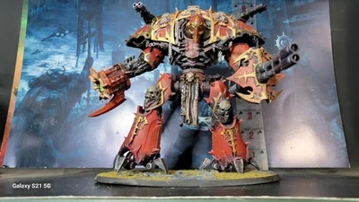 for warhammer 40k chaos knight painted khorne miniatures - Image 1 of 4
