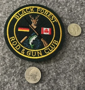Vintage Canadian Forces Germany Black Forest Rod & Gun Club Patch - Picture 1 of 2